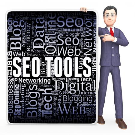 Seo Tools Indicates Search Engine And Applications