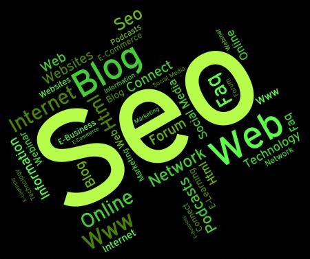 Seo Word Means Website Words And Engine