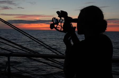 Sextant on the Ship