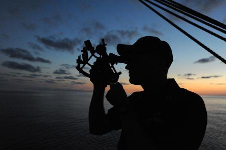 Sextant on the Ship