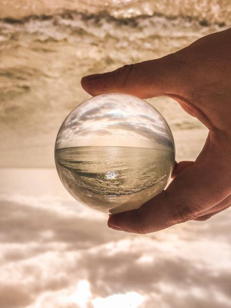 Shallow Focus Photo Of Glass Ball