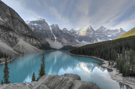Shallow Focus Photography of Body of Water Near Mountain