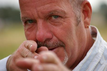 Shallow Focus Photography of Man in White and Blue Dress Shirt