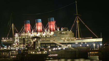 Ship on the port