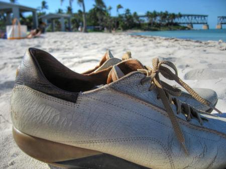Shoes on Bahia Honda State Park