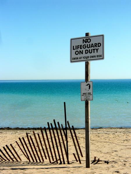 Sign at the Beach
