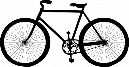 Silhouette of Bicycle