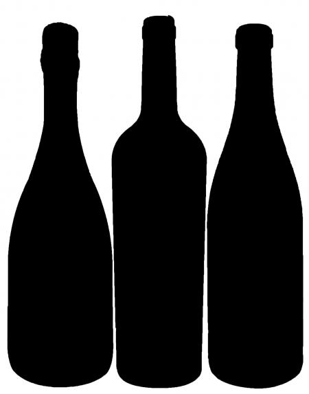 Silhouette of Wine