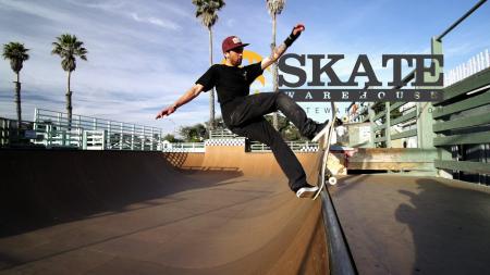 Skateboarder Doing Tricks