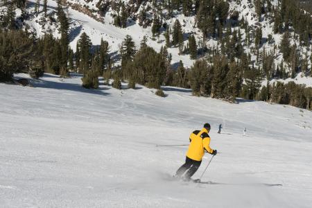 Skiing in the Winter