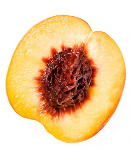 sliced peach