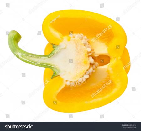 Sliced Yellow Pepper