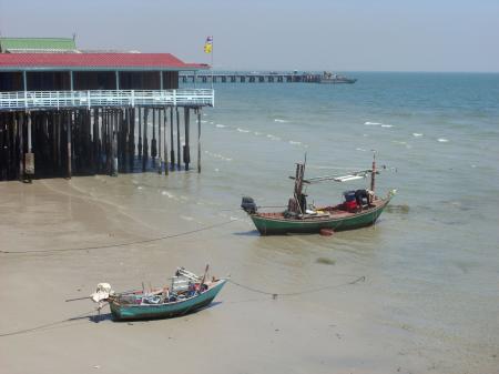 Small Thai fishing boats