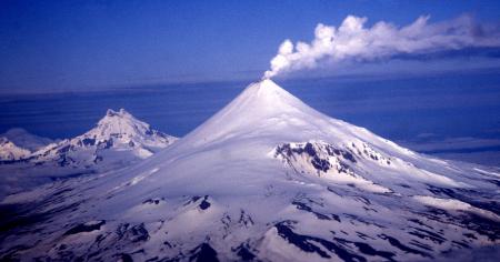 Smoke Coming From the Volcano