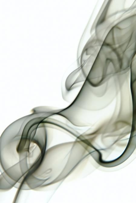 smoke on white
