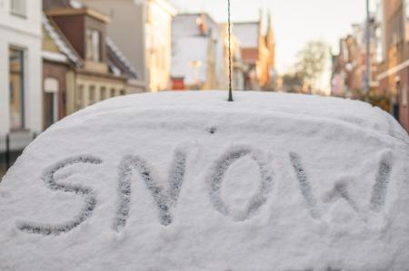 Snow Covered Car