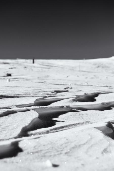 Snow Covered Ground Field