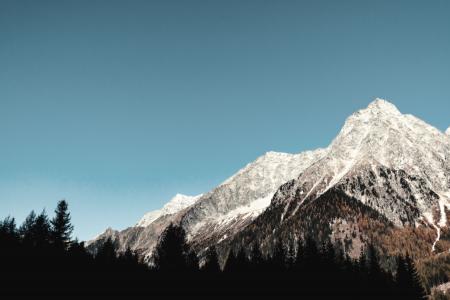 Snow-covered Mountain