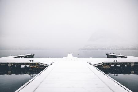 Snow Dock Port Photography