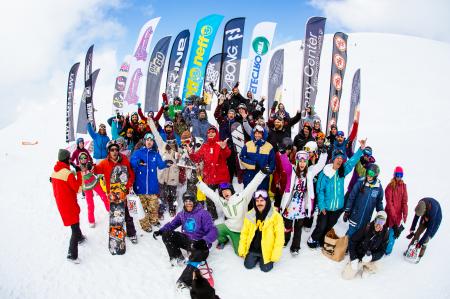 Snowboard contest