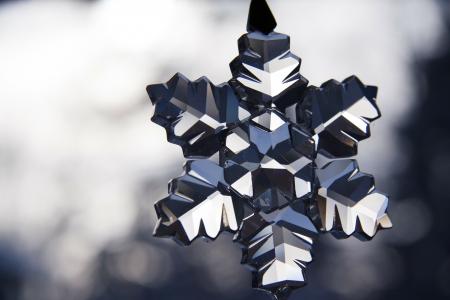 Snowflake Glass Ornament