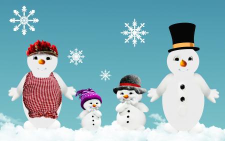 Snowmen on Christmas