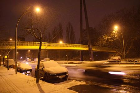 Snowy Footbridge, Bundesallee, Wilmersdorf