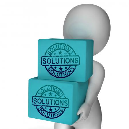 Solutions Boxes Mean Solving Market And Product Problems