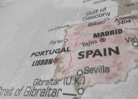 Spain and Portugal Map