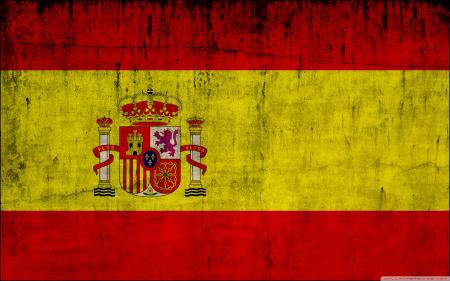 Spain Grunge Flag