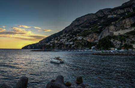 Speedboat on Body of Water