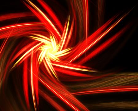 Spinning light burst