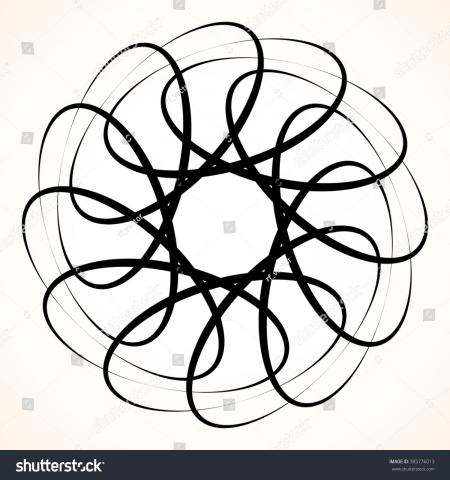 Spinning Sketch Abstract