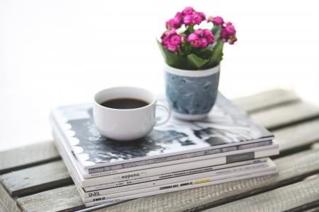 Stack of newspapers