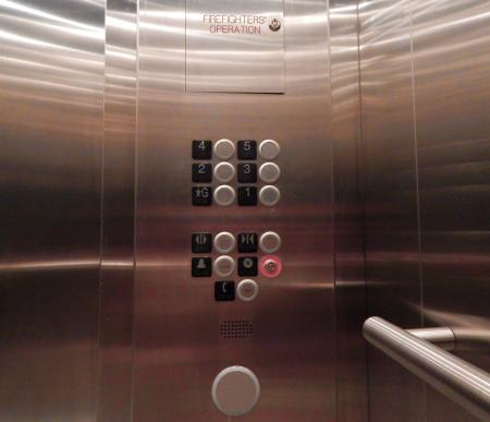Stainless Steel Elevator Interior