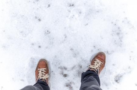 Standing on Frosted Ground