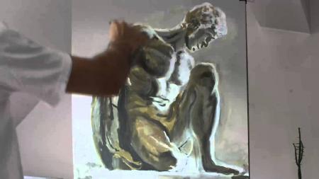 Statue and Painting