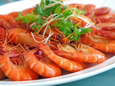 Steamed Prawns