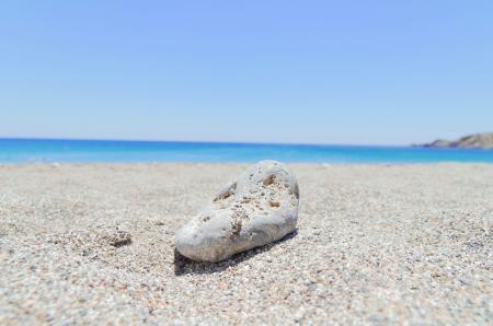 Stone on beach