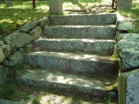 Stone steps stairs