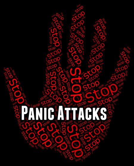 Stop Panic Shows Warning Sign And Attack