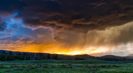 Storm at Yellowstone