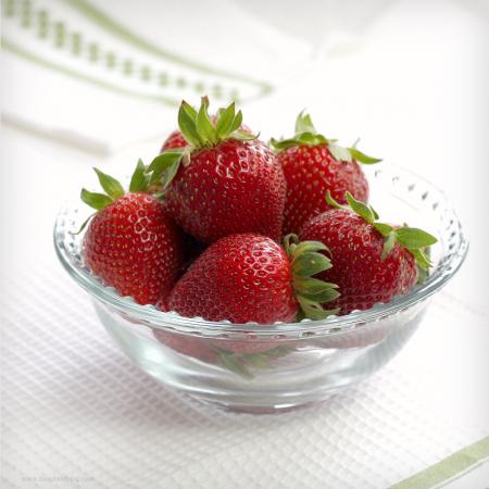 Strawberries in Bowl