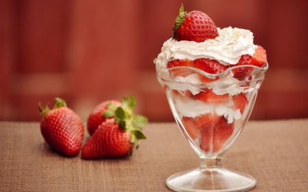 Strawberries with Cream