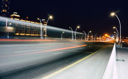 Street Lights during Nighttime