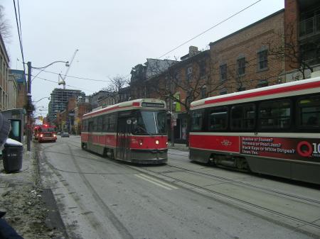 Streetcars near Jarvis and King, 2015 02 01 (3)