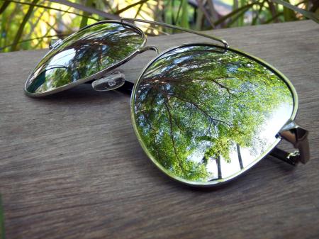 Sunglasses Reflection of Summer