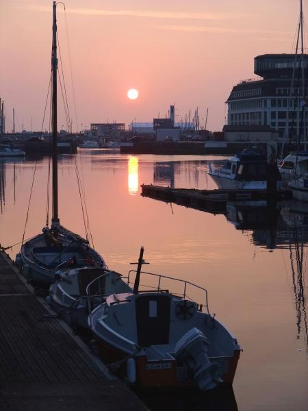 Sunset at the Port