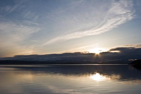 Sunset at Thingvellir Iceland