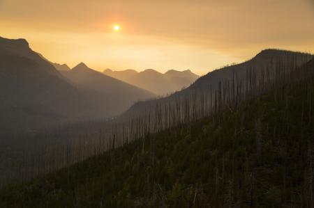 Sunset on the Mountains